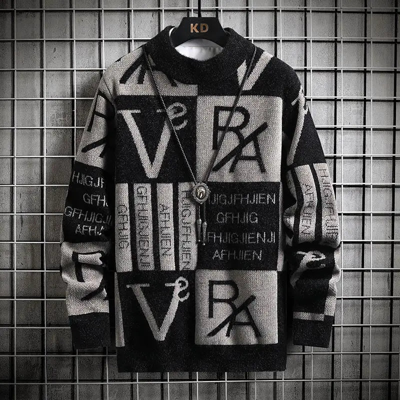 Knitted Sweater Stripe Pullovers Printing Round Neck Sweater Autumn/Winter Designer Quality Casual Clothing Jumper
