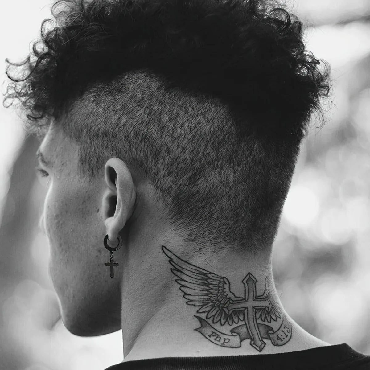 5 Pairs Stainless Steel Earrings Cross Dangle Hinged Earrings, Cubic Zirconia Stud Earrings For Men, Ear Piercing Jewelry