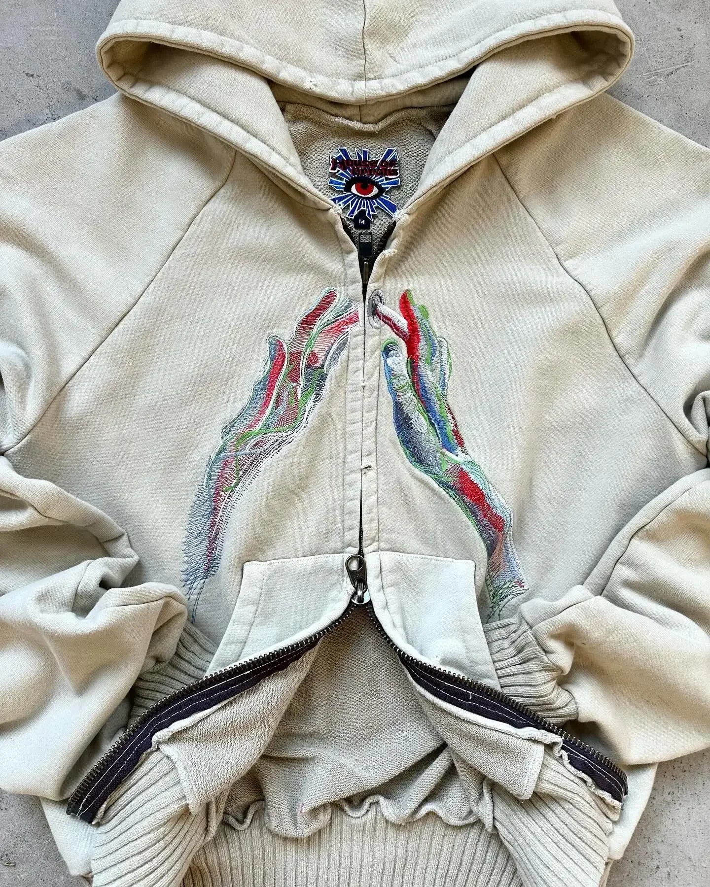 Harajuku New fashion Y2K star patch embroidery oversized hoodie women's Gothic hip-hop loose casual sports hoodie street wear