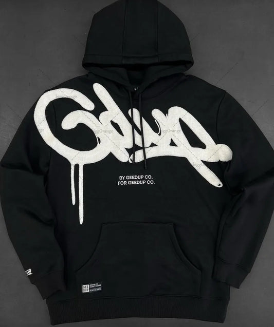 Colorful Retro Punk Letter Embroidery Casual Loose Hoodie Men High Street Trend Y2K Oversized Sweatshirt Women