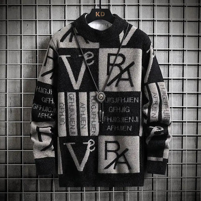 Knitted Sweater Stripe Pullovers Printing Round Neck Sweater Autumn/Winter Designer Quality Casual Clothing Jumper