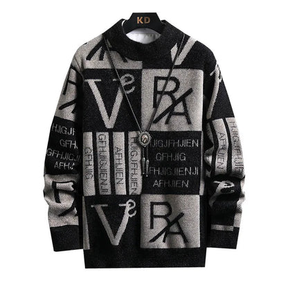 Knitted Sweater Stripe Pullovers Printing Round Neck Sweater Autumn/Winter Designer Quality Casual Clothing Jumper