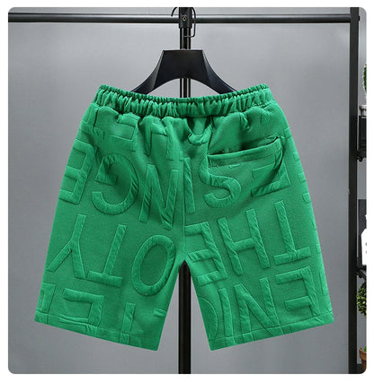 New Fashion knitted Shorts Men Comfortable Elastic Waist Clothing Male Breathable Short Trousers plus size