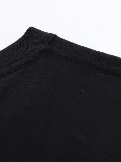 Men's summer 100 cotton fashionable casual sports loose American street letter printed round neck short sleeved T-shirt top
