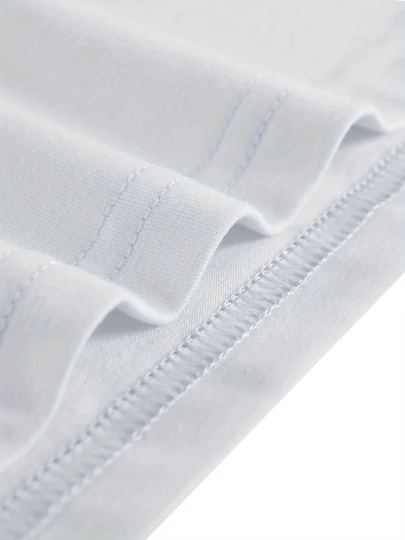 men's 100% pure cotton casual sports loose and fashionable cartoon bear pattern short sleeved T-shirt