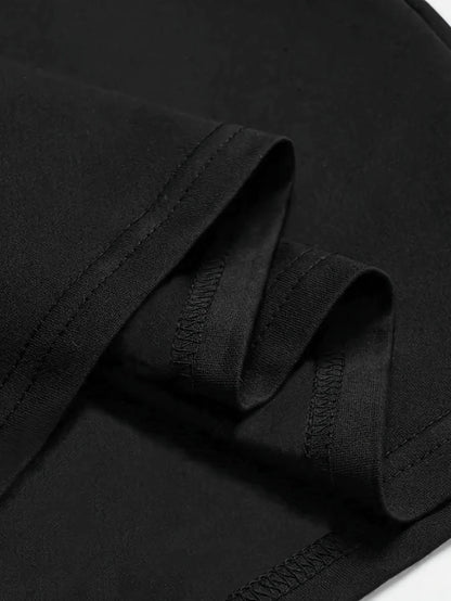 men's 100% pure cotton casual sports loose and fashionable cartoon bear pattern short sleeved T-shirt