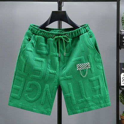 New Fashion knitted Shorts Men Comfortable Elastic Waist Clothing Male Breathable Short Trousers plus size