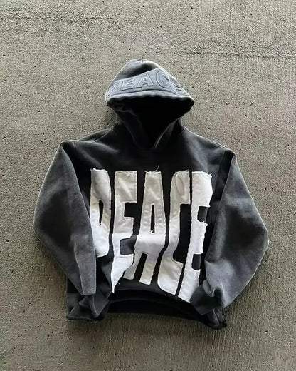 Harajuku New fashion Y2K star patch embroidery oversized hoodie women's Gothic hip-hop loose casual sports hoodie street wear