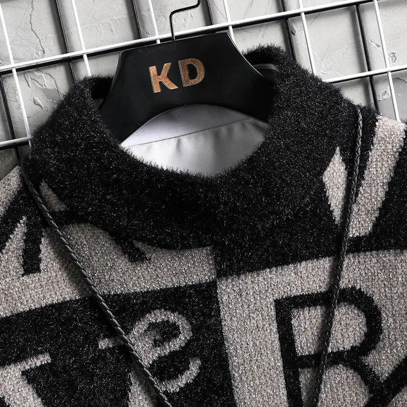 Knitted Sweater Stripe Pullovers Printing Round Neck Sweater Autumn/Winter Designer Quality Casual Clothing Jumper