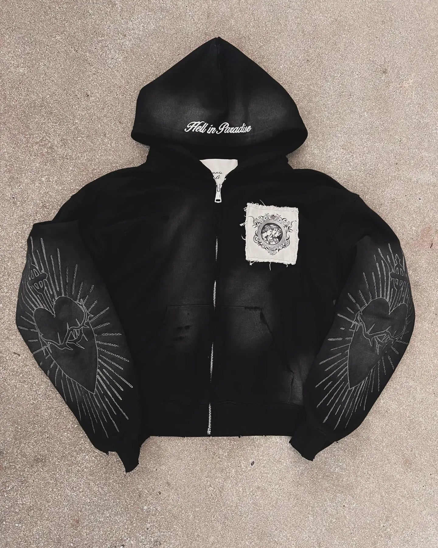 Harajuku New fashion Y2K star patch embroidery oversized hoodie women's Gothic hip-hop loose casual sports hoodie street wear