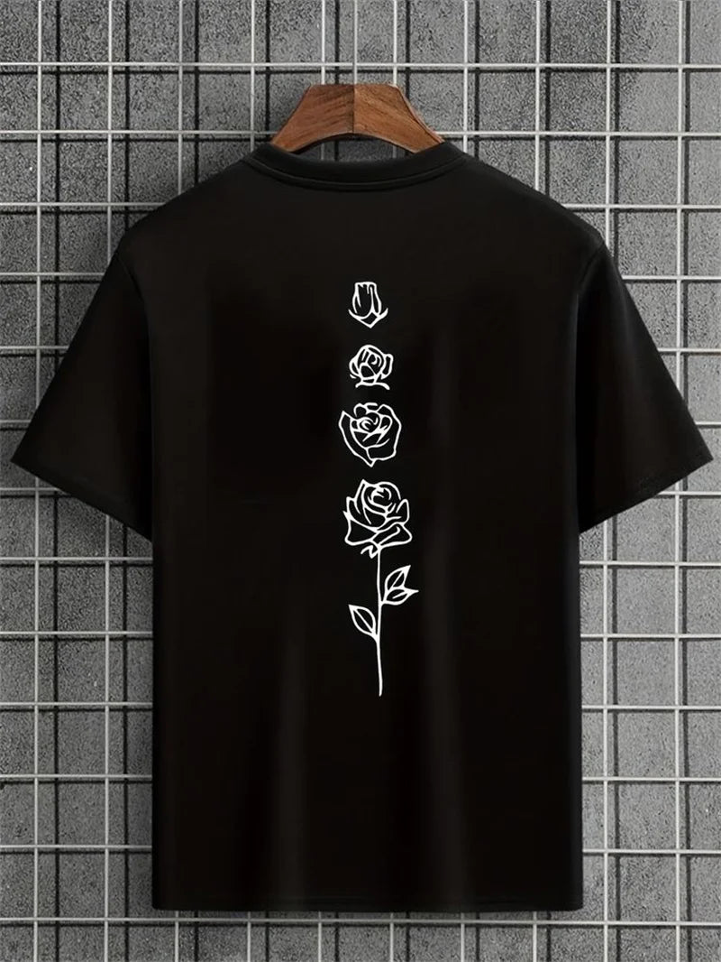 Men’s Rose Loose Summer Fit T-shirt