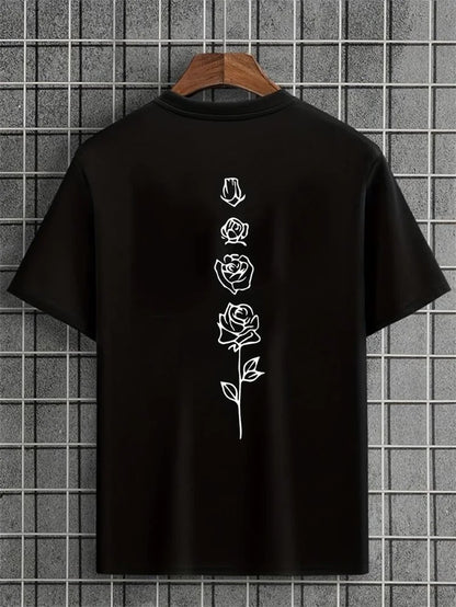 Men’s Rose Loose Summer Fit T-shirt