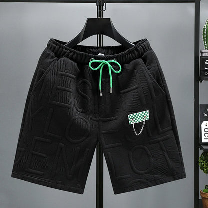 New Fashion knitted Shorts Men Comfortable Elastic Waist Clothing Male Breathable Short Trousers plus size