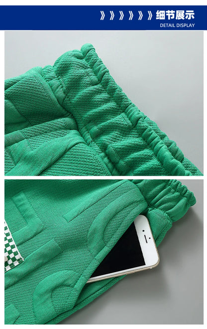 New Fashion knitted Shorts Men Comfortable Elastic Waist Clothing Male Breathable Short Trousers plus size
